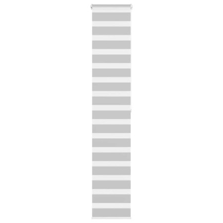 Estor cebra gris claro 50x200cm tejido ancho 45,9 cm poliéster by , Blinds and blinds - Ref: Foro24-4014459, Price: 22,26 €, ...