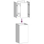 Jardinera 40x40x80 cm de acero galvanizado von , Töpfe und Pflanzgefäße - Ref: Foro24-860708, Preis: 75,55 €, Rabatt: %