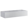 Jardinera 200x80x40 cm de acero galvanizado by , Pots and planters - Ref: Foro24-860757, Price: 97,77 €, Discount: %