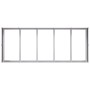 Jardinera 200x80x40 cm de acero galvanizado by , Pots and planters - Ref: Foro24-860757, Price: 97,77 €, Discount: %