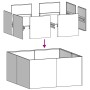 Jardinera 80x80x40 cm de acero galvanizado von , Töpfe und Pflanzgefäße - Ref: Foro24-860743, Preis: 65,74 €, Rabatt: %