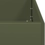 Jardinera acero verde oliva 200x80x40 cm von , Töpfe und Pflanzgefäße - Ref: Foro24-860755, Preis: 114,24 €, Rabatt: %