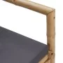 Banco de jardín con cojines 115 cm de bambú de vidaXL, Bancos de jardín - Ref: Foro24-315597, Precio: 183,35 €, Descuento: %