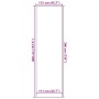 Felpudo marrón 115x400 cm by , Doormats - Ref: Foro24-4105632, Price: 90,15 €, Discount: %