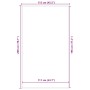 Felpudo marrón 115x200 cm von , Fußmatten - Ref: Foro24-4105630, Preis: 51,04 €, Rabatt: %