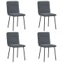 Sillas de comedor 4 unidades terciopelo gris oscuro von , Essstühle - Ref: Foro24-3315310, Preis: 169,74 €, Rabatt: %