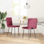 Sillas de comedor 2 unidades terciopelo rojo tinto von , Essstühle - Ref: Foro24-4101138, Preis: 88,91 €, Rabatt: %