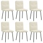 Sillas de comedor 6 unidades de terciopelo crema von , Essstühle - Ref: Foro24-3315688, Preis: 259,55 €, Rabatt: %