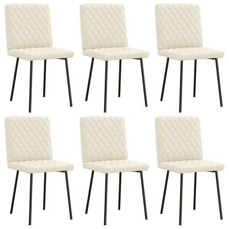 Sillas de comedor 6 unidades de terciopelo crema von , Essstühle - Ref: Foro24-3315482, Preis: 313,46 €, Rabatt: %