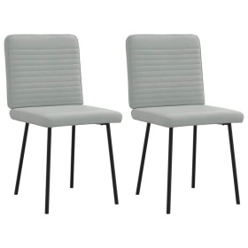 Sillas de comedor 2 unidades terciopelo gris claro von , Essstühle - Ref: Foro24-4101133, Preis: 89,58 €, Rabatt: %