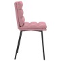 Sillas de comedor 4 unidades terciopelo rosa de , Sillas de comedor - Ref: Foro24-3315386, Precio: 182,92 €, Descuento: %
