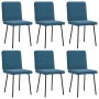 Sillas de comedor 6 unidades terciopelo azul von , Essstühle - Ref: Foro24-3315513, Preis: 251,16 €, Rabatt: %