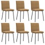 Sillas de comedor 6 unidades terciopelo marrón von , Essstühle - Ref: Foro24-3315622, Preis: 264,23 €, Rabatt: %