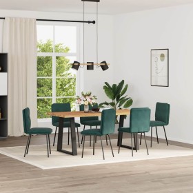 Sillas de comedor 6 unidades terciopelo verde oscuro von , Essstühle - Ref: Foro24-3315681, Preis: 256,75 €, Rabatt: %