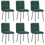 Sillas de comedor 6 unidades terciopelo verde oscuro von , Essstühle - Ref: Foro24-3315681, Preis: 256,75 €, Rabatt: %