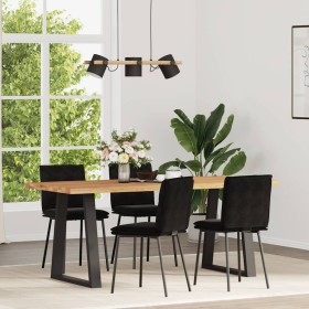 Sillas de comedor 4 unidades terciopelo negro by , dining chairs - Ref: Foro24-3315350, Price: 174,98 €, Discount: %