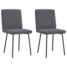 Sillas de comedor 2 unidades terciopelo gris oscuro von , Essstühle - Ref: Foro24-4101104, Preis: 87,10 €, Rabatt: %
