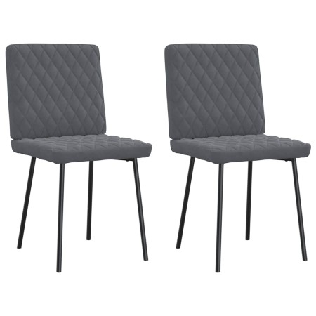 Sillas de comedor 2 unidades terciopelo gris oscuro von , Essstühle - Ref: Foro24-4101104, Preis: 87,10 €, Rabatt: %