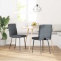 Sillas de comedor 2 unidades terciopelo gris oscuro von , Essstühle - Ref: Foro24-4101104, Preis: 87,10 €, Rabatt: %