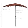 Gartenschirm mit Terrakottastock 200x130 cm von vidaXL, Sonnenschirme - Ref: Foro24-315556, Preis: 38,48 €, Rabatt: %