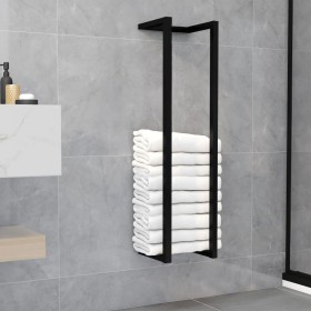 Toallero de hierro negro 25x20x95 cm de vidaXL, Toalleros - Ref: Foro24-325918, Precio: 29,20 €, Descuento: %
