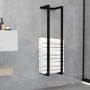 Toallero de hierro negro 25x20x95 cm de vidaXL, Toalleros - Ref: Foro24-325918, Precio: 29,78 €, Descuento: %