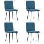 Sillas de comedor 4 unidades terciopelo azul von , Essstühle - Ref: Foro24-3315243, Preis: 168,38 €, Rabatt: %