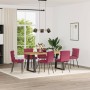 Sillas de comedor 6 unidades terciopelo rojo tinto von , Essstühle - Ref: Foro24-3315657, Preis: 272,66 €, Rabatt: %