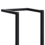 Black iron towel rack 25x20x95 cm by vidaXL, Towel racks - Ref: Foro24-325918, Price: 28,86 €, Discount: %