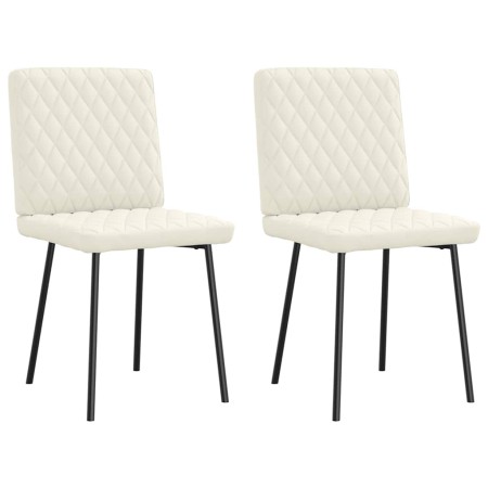 Sillas de comedor 2 unidades terciopelo crema von , Essstühle - Ref: Foro24-4101112, Preis: 108,56 €, Rabatt: %