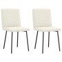 Sillas de comedor 2 unidades terciopelo crema von , Essstühle - Ref: Foro24-4101112, Preis: 108,56 €, Rabatt: %