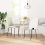 Sillas de comedor 2 unidades terciopelo crema von , Essstühle - Ref: Foro24-4101112, Preis: 108,56 €, Rabatt: %