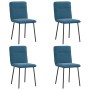 Sillas de comedor 4 unidades terciopelo azul von , Essstühle - Ref: Foro24-3315319, Preis: 169,55 €, Rabatt: %