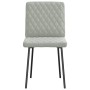 Sillas de comedor 4 unidades terciopelo gris claro von , Essstühle - Ref: Foro24-3315203, Preis: 168,42 €, Rabatt: %