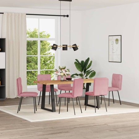 Sillas de comedor 6 unidades terciopelo rosa von , Essstühle - Ref: Foro24-3315683, Preis: 256,75 €, Rabatt: %