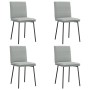 Sillas de comedor 4 unidades terciopelo gris claro von , Essstühle - Ref: Foro24-3315344, Preis: 179,04 €, Rabatt: %