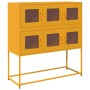 Aparador de acero laminado en frío amarillo 100,5x39x107 cm by , Sideboards - Ref: Foro24-853425, Price: 138,87 €, Discount: %