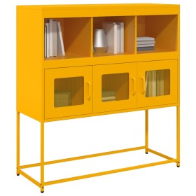 Aparador de acero laminado en frío amarillo 100,5x39x107 cm von , Sideboards - Ref: Foro24-853419, Preis: 120,43 €, Rabatt: %