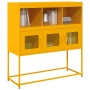 Aparador de acero laminado en frío amarillo 100,5x39x107 cm by , Sideboards - Ref: Foro24-853419, Price: 120,43 €, Discount: %