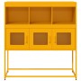 Aparador de acero laminado en frío amarillo 100,5x39x107 cm by , Sideboards - Ref: Foro24-853419, Price: 120,43 €, Discount: %