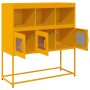 Aparador de acero laminado en frío amarillo 100,5x39x107 cm by , Sideboards - Ref: Foro24-853419, Price: 120,43 €, Discount: %