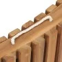 Folding sun lounger with solid teak wood table by vidaXL, Loungers - Ref: Foro24-310666, Price: 149,45 €, Discount: %