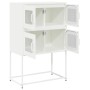 Aparador de acero blanco 68x39x107 cm de , Aparadores - Ref: Foro24-853349, Precio: 101,82 €, Descuento: %