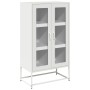 Aparador de acero blanco 68x39x123 cm by , Sideboards - Ref: Foro24-853361, Price: 176,26 €, Discount: %
