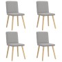 Sillas de comedor 4 uds tela gris nube von , Essstühle - Ref: Foro24-3315306, Preis: 198,29 €, Rabatt: %