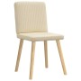 Sillas de comedor 4 unidades tela color crema von , Essstühle - Ref: Foro24-3315304, Preis: 199,80 €, Rabatt: %