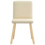Sillas de comedor 4 unidades tela color crema von , Essstühle - Ref: Foro24-3315304, Preis: 199,80 €, Rabatt: %