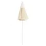 Sombrilla de jardín con poste de acero color arena 180 cm de vidaXL, Sombrillas - Ref: Foro24-315540, Precio: 25,74 €, Descue...