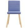 Sillas de comedor 4 uds tela azul jeans de , Sillas de comedor - Ref: Foro24-3315365, Precio: 213,13 €, Descuento: %