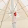 Sombrilla de jardín con poste de acero color arena 180 cm de vidaXL, Sombrillas - Ref: Foro24-315540, Precio: 30,77 €